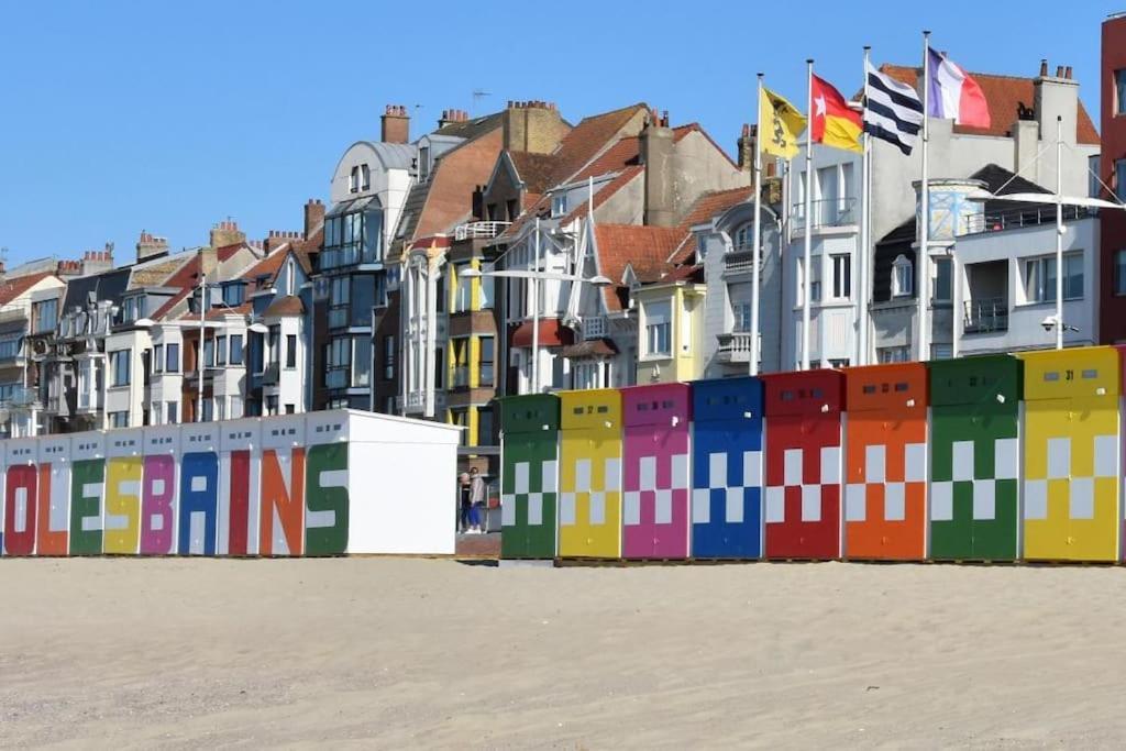 Maison De Ville Restylee Avec Jardin, Proche Gare Dunkirk Exterior foto